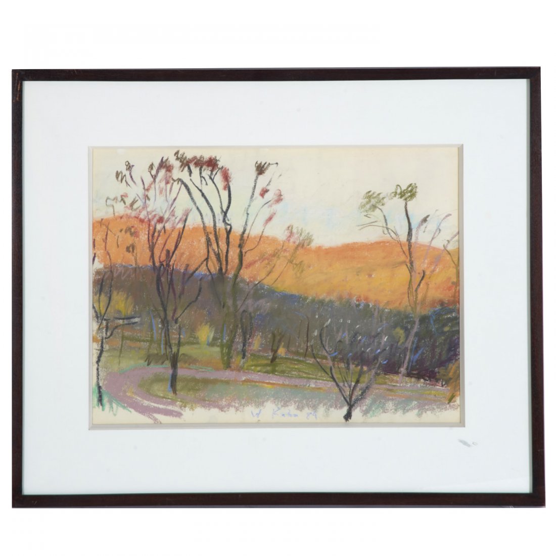 Wolf Kahn, pastel drawing (1 of 7)