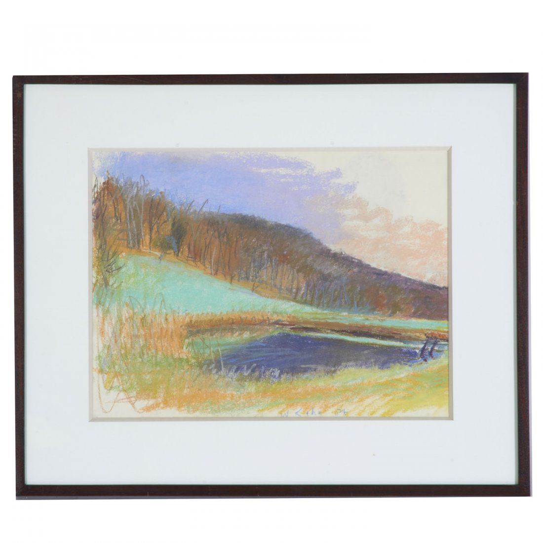 Wolf Kahn, pastel drawing (1 of 6)