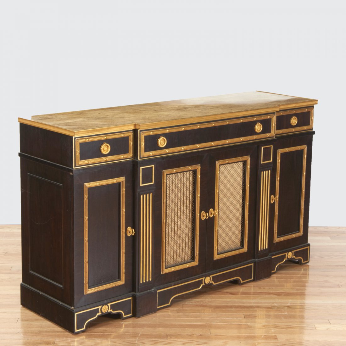 Maison Jansen style ormolu mounted lacquer cabinet (1 of 7)