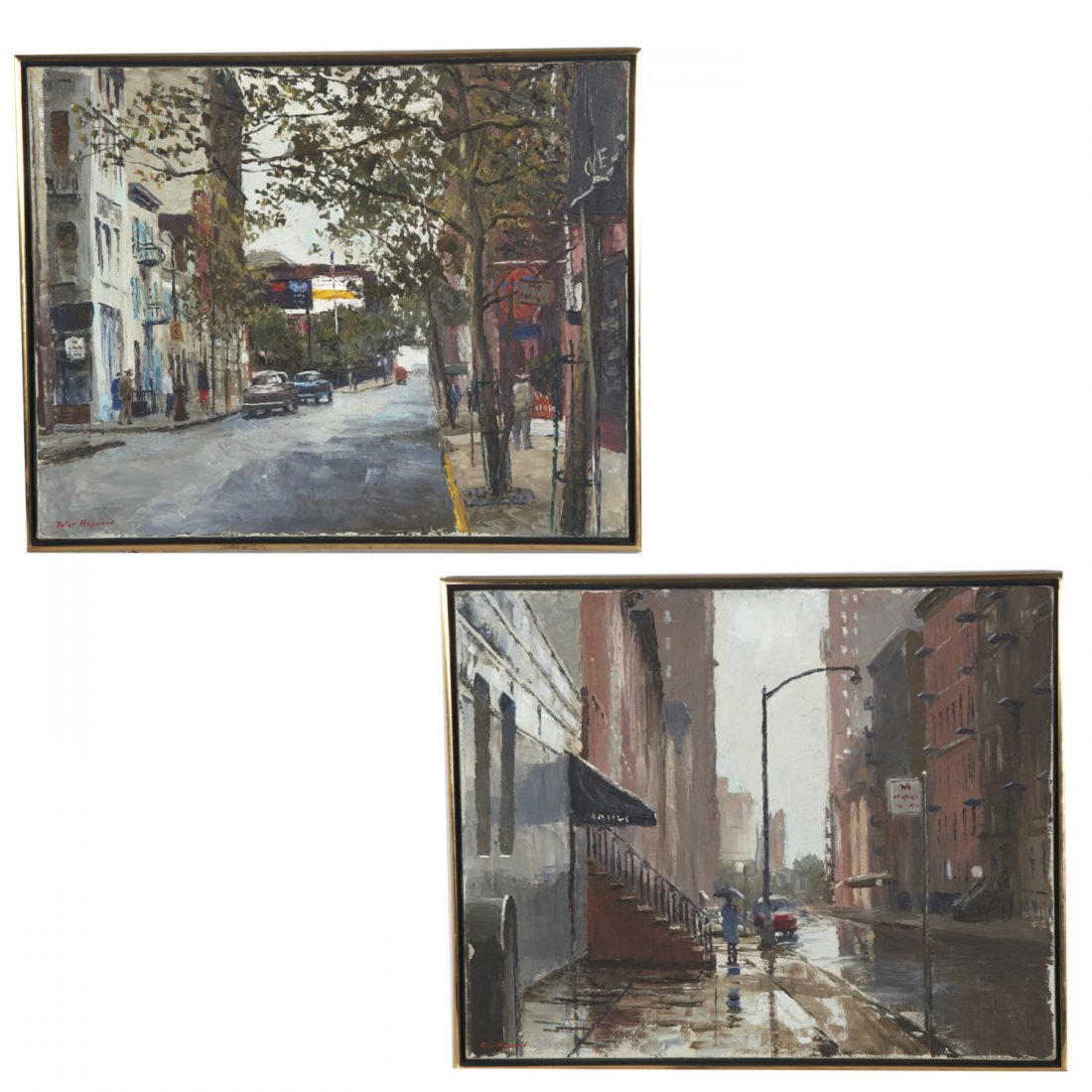 Peter Hayward, (2) paintings (1 of 9)