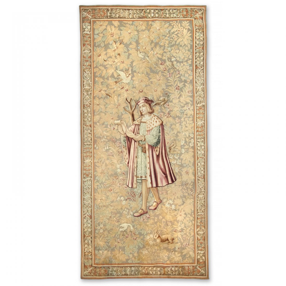 Antique Franco-Flemish tapestry panel (1 of 8)