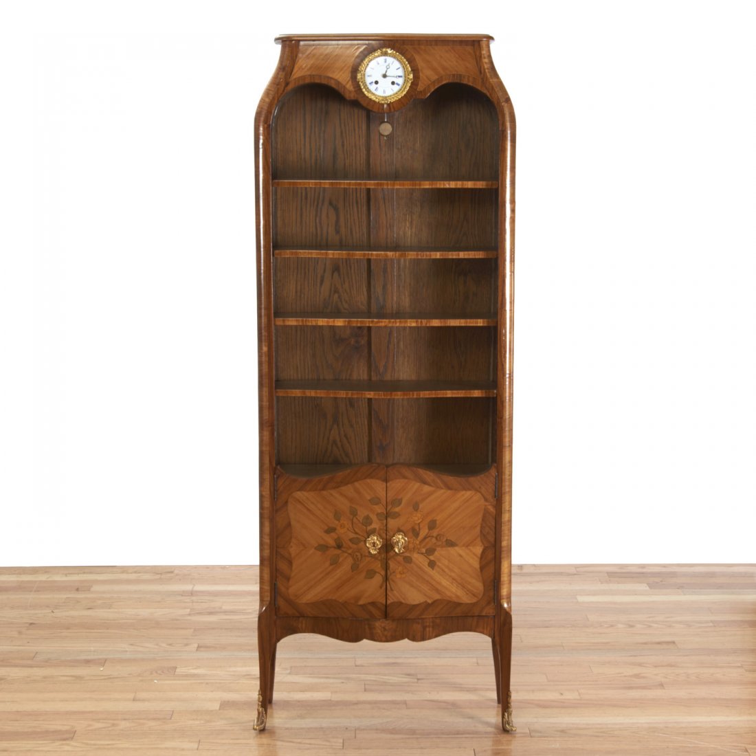 Louis XV petit biblioteque/clock signed Thomire (1 of 7)