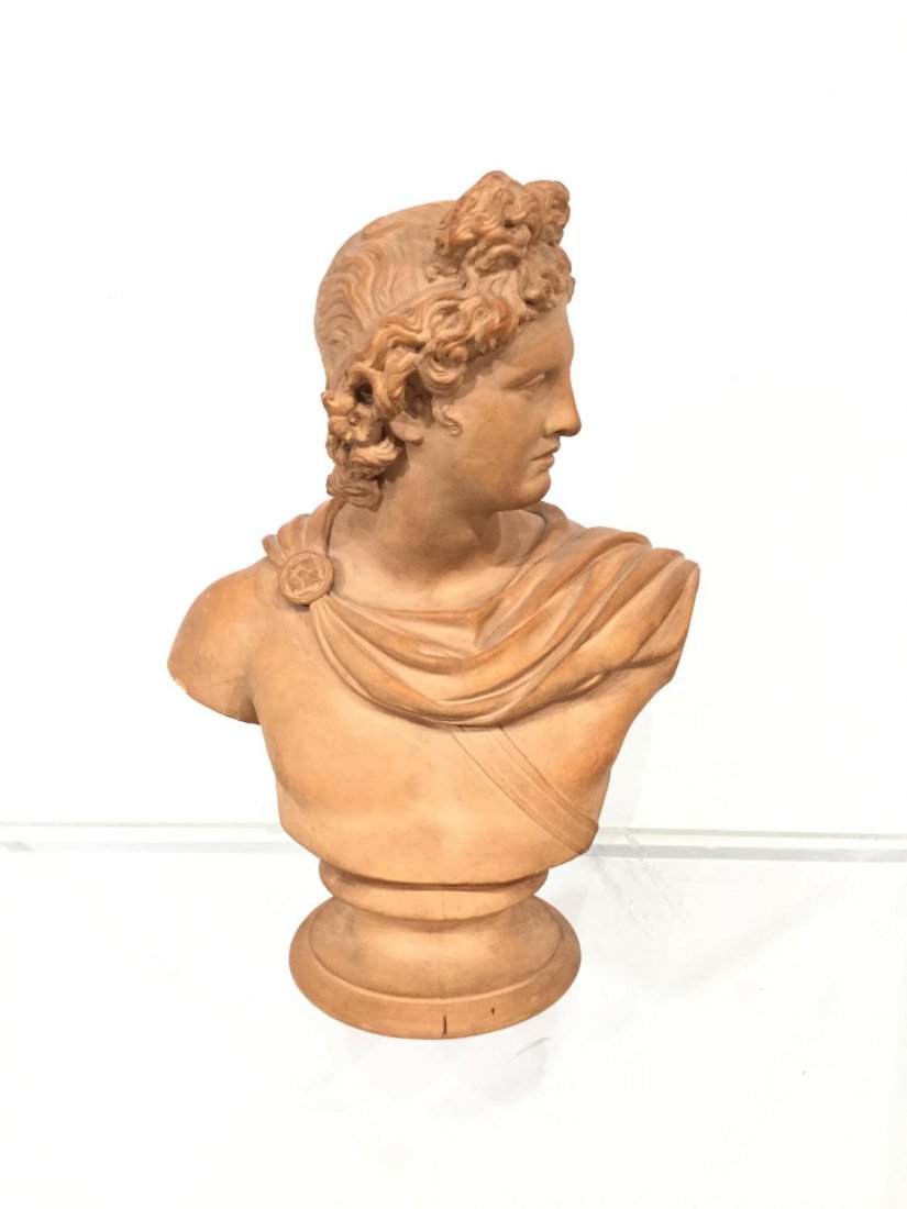 Wills Bros. Classical style terra-cotta bust (1 of 9)
