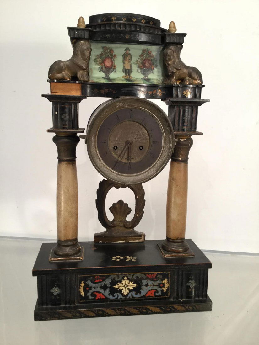 Austrian Neo-Classical portico clock (1 of 10)