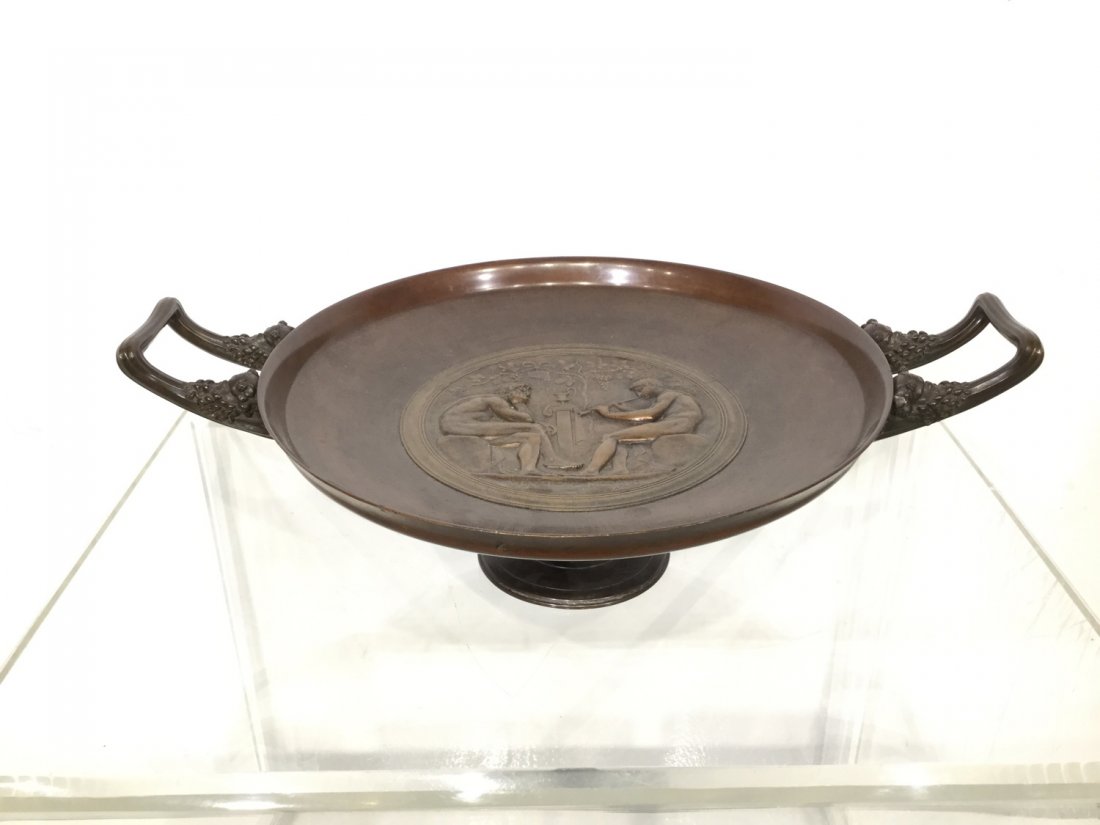Large Barbedienne bronze tazza after F. Levillian (1 of 10)