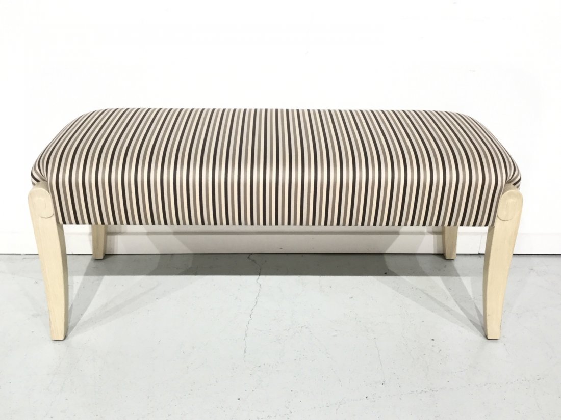 J. Robert Scott "Roma" upholstered bench (1 of 6)