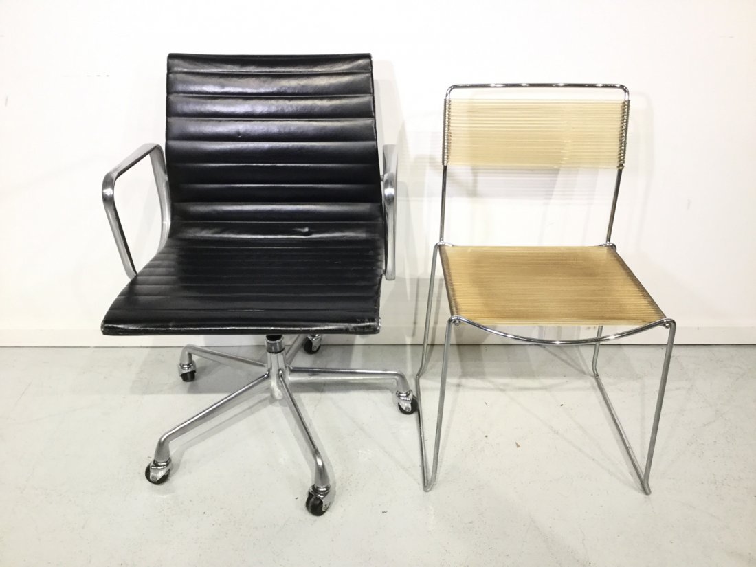 Eames office chair and banded side chair (1 of 10)