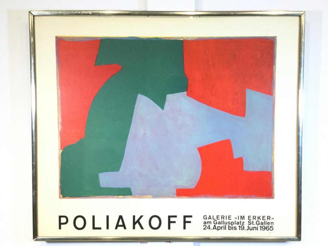 Signed Serge Poliakoff exhibition poster (1 of 7)
