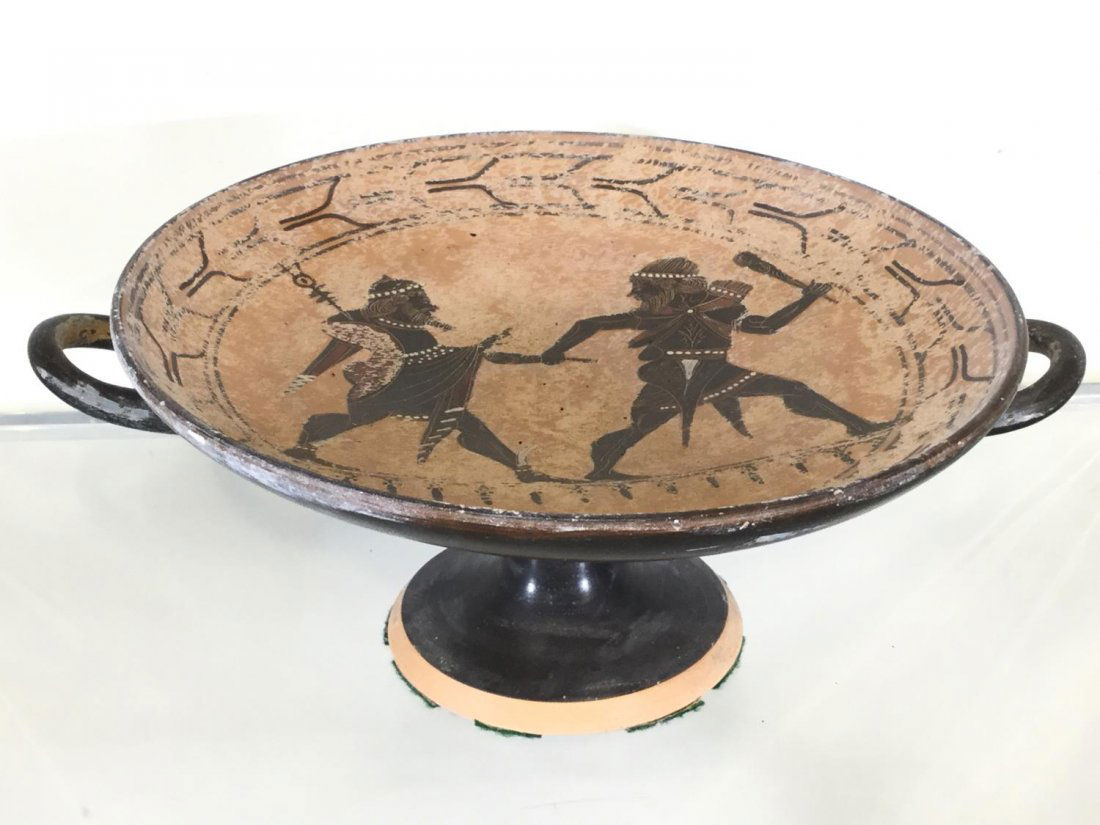 Black figure Attic style terra cotta Kylix (1 of 9)