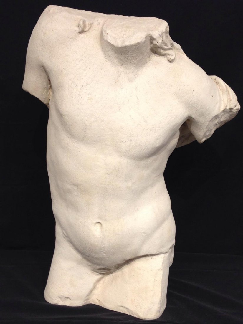 Greco-Roman style composition/chalkware torso (1 of 10)