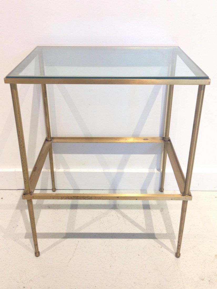 Nice quality Jansen style bronze side table (1 of 8)