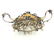 Art Nouveau silvered metal jardiniere