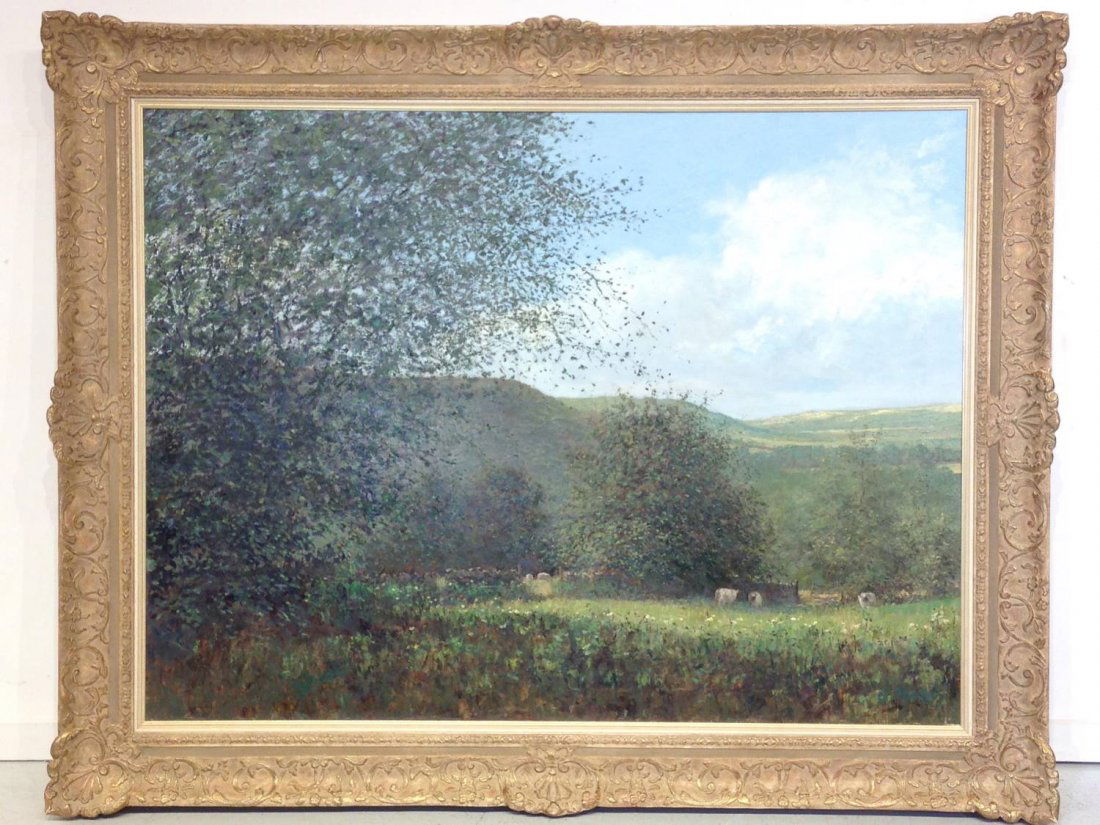 Creal or Caert (20th c.), large painting (1 of 9)