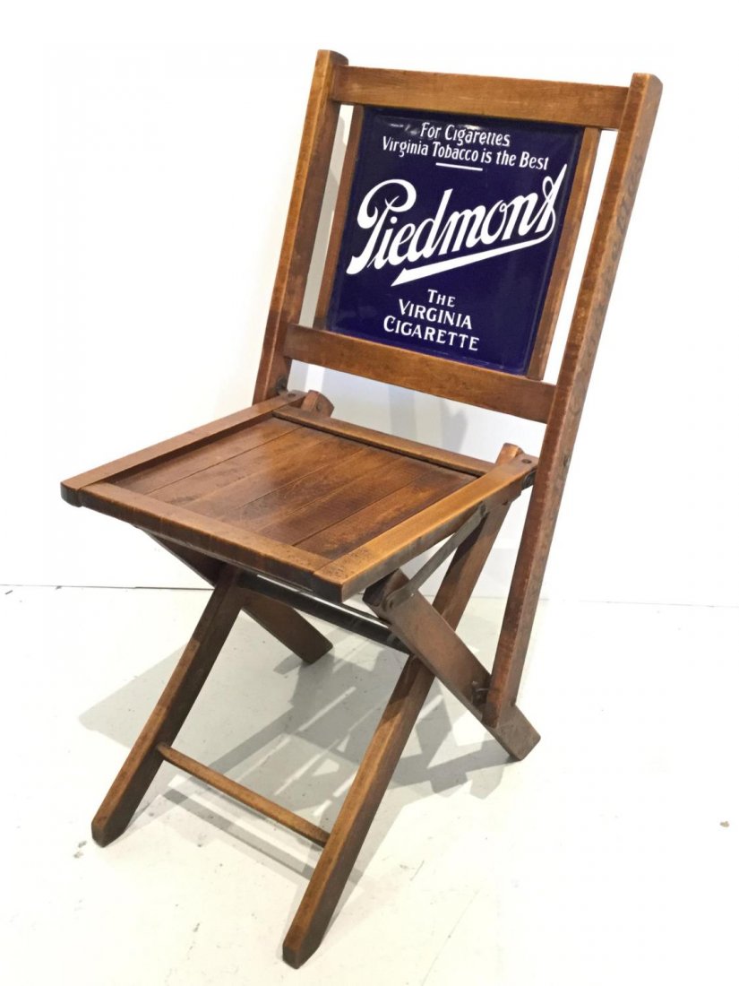 Piedmont Cigarettes folding advertising chair (1 of 9)