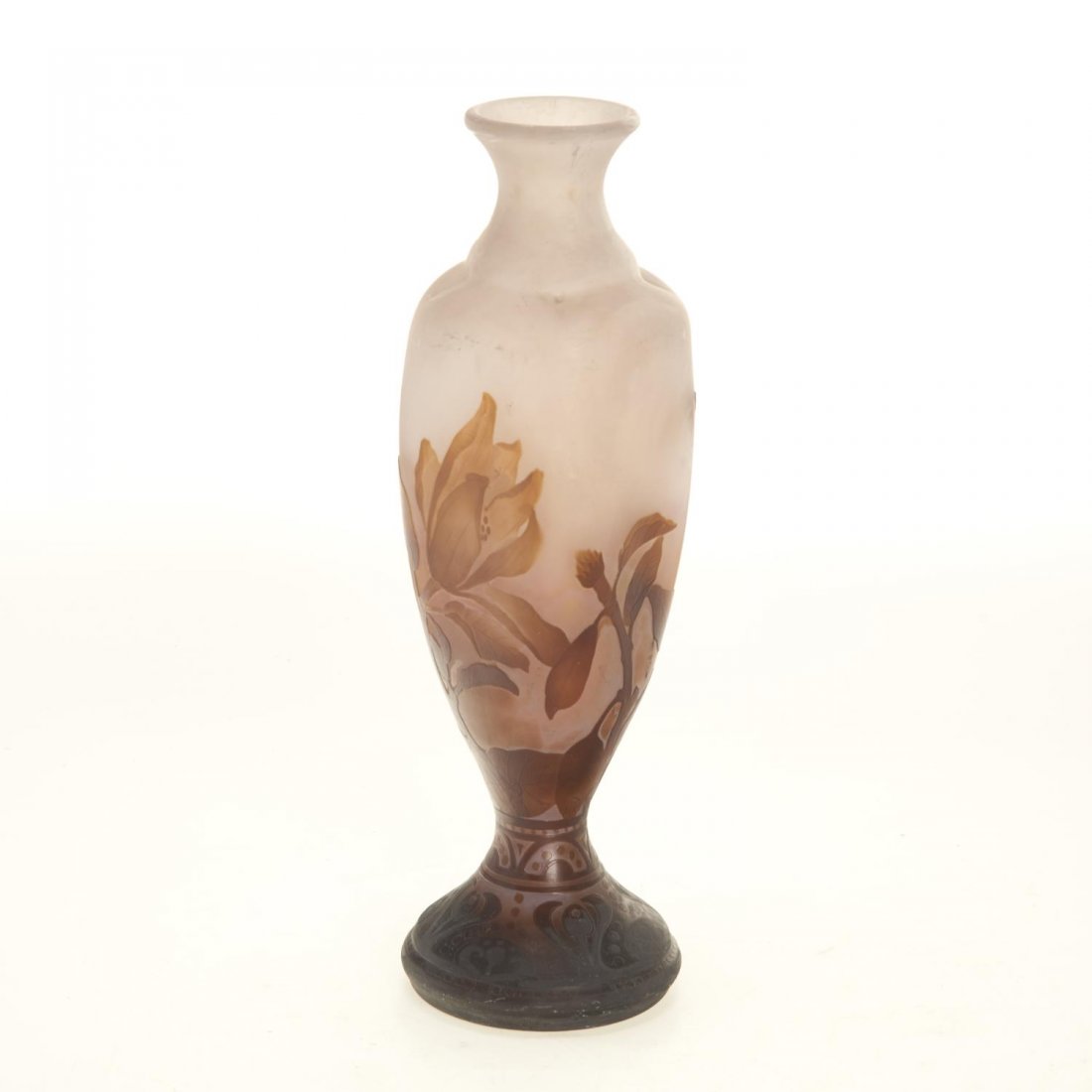 Daum Nancy style cameo glass vase (1 of 7)