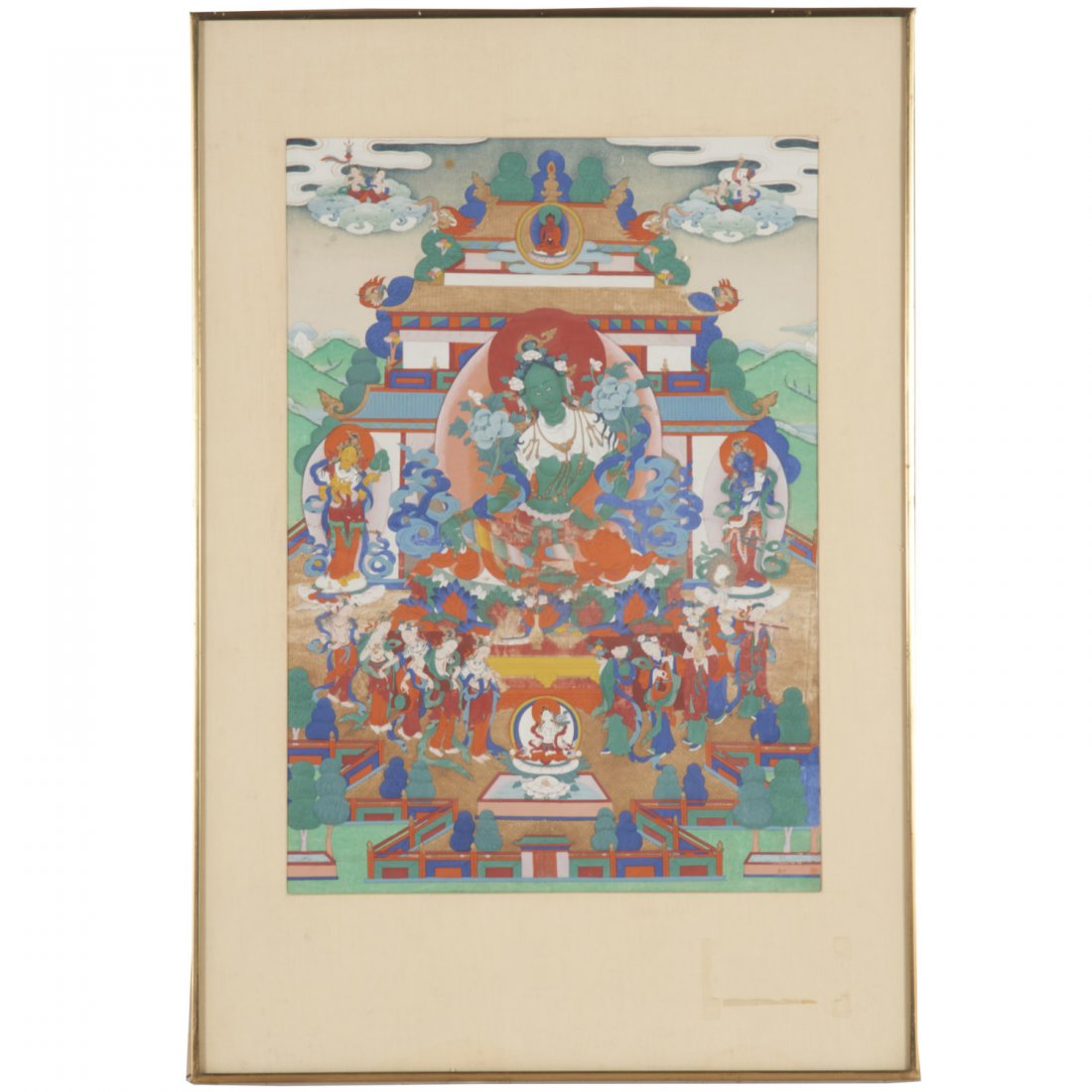 Himalayan School, Thangka painting (1 of 8)