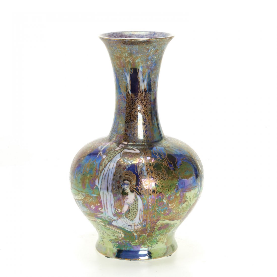 Wilton Ware Chinoiserie lustre vase (1 of 8)