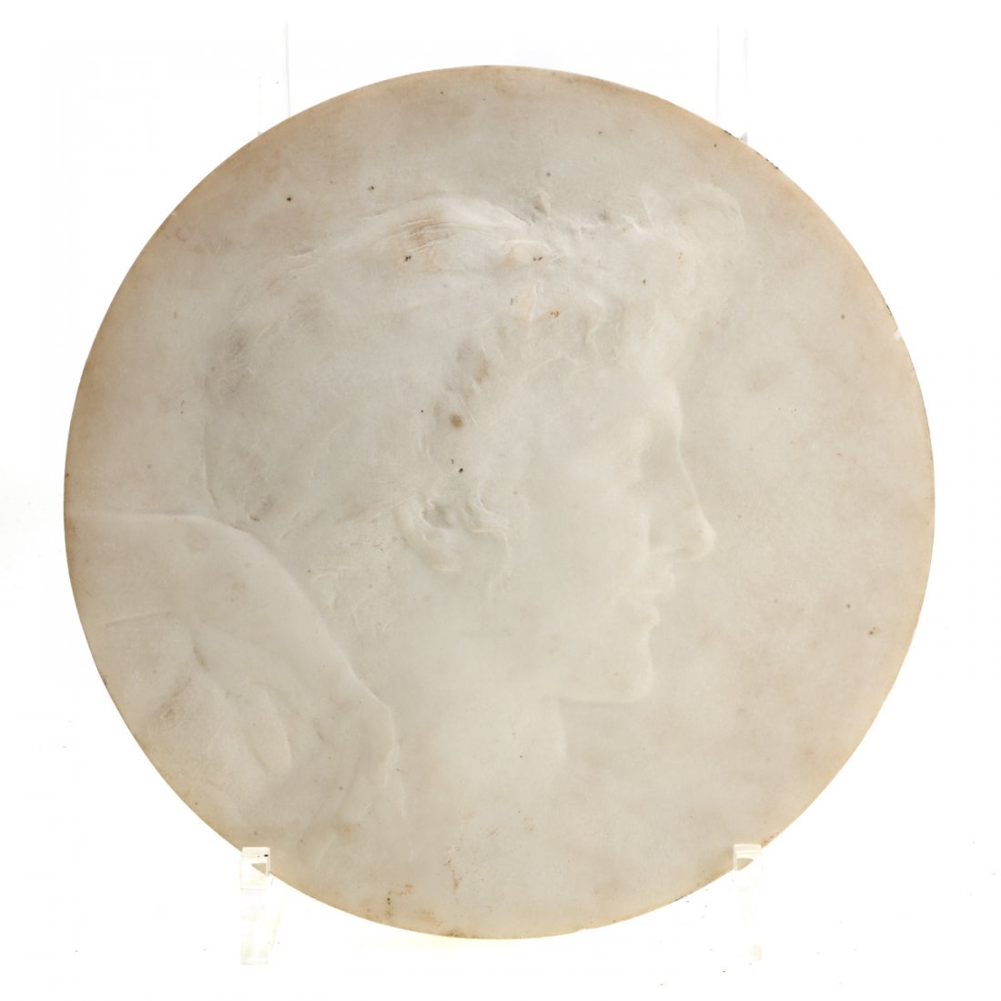 John Flanagan, marble portrait tondo (1 of 6)