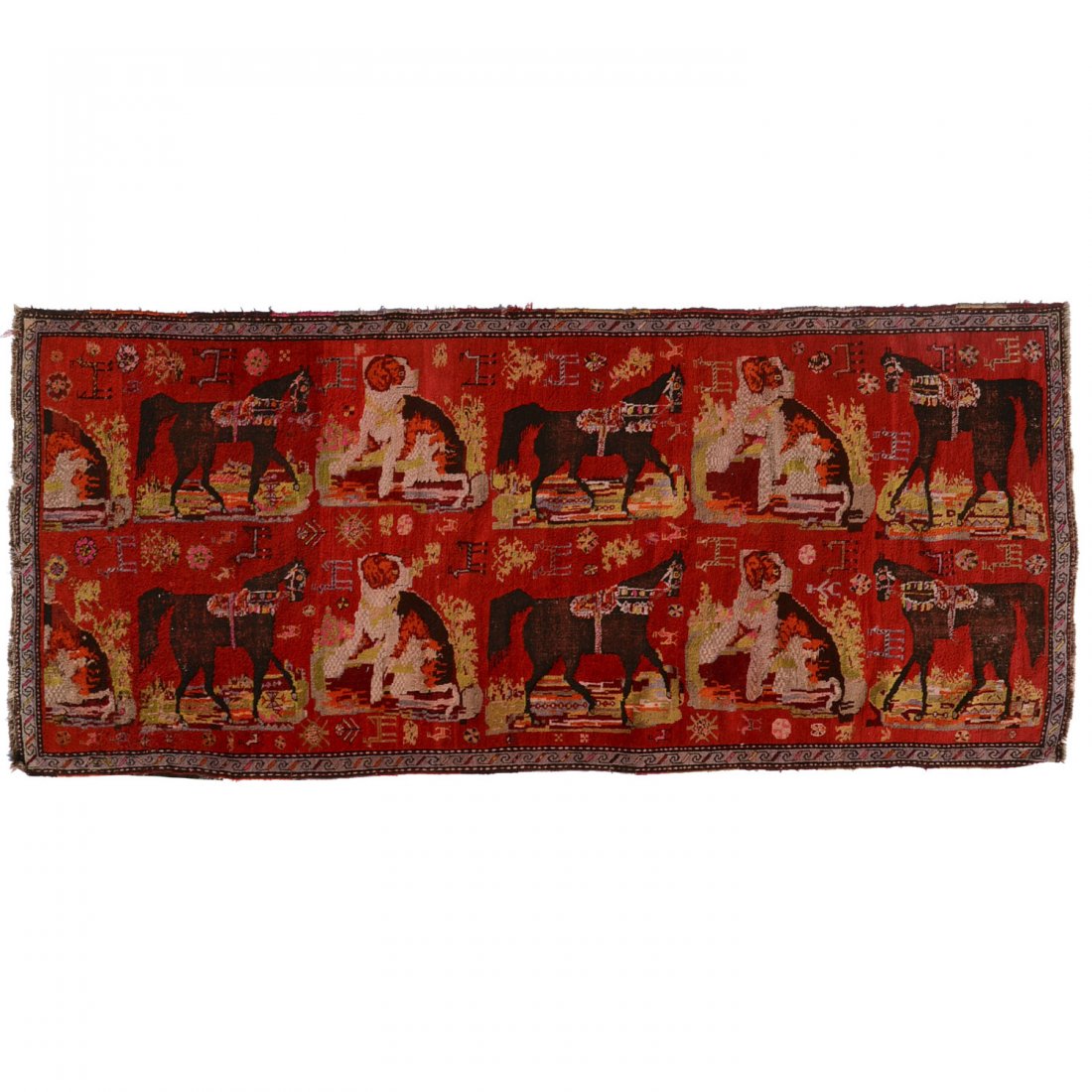 Caucasian European market rug (1 of 7)