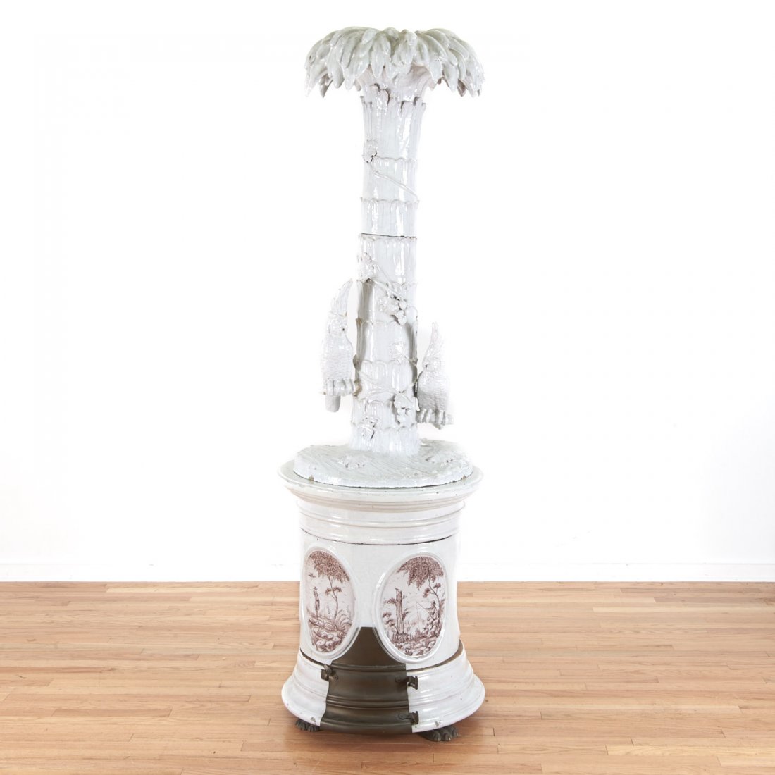 Continental faience ceramic "Kachelofen" stove (1 of 10)