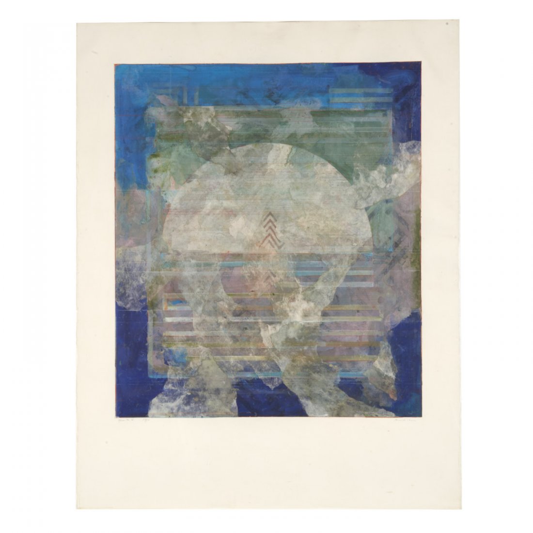Robert Kelly, large collage monoprint (1 of 10)