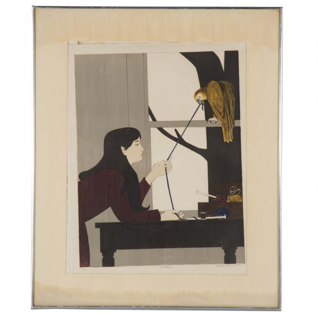 Will Barnet, signed color lithograph (1 of 8)