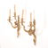 Pair Louis XV style gilt bronze wall sconces - 2