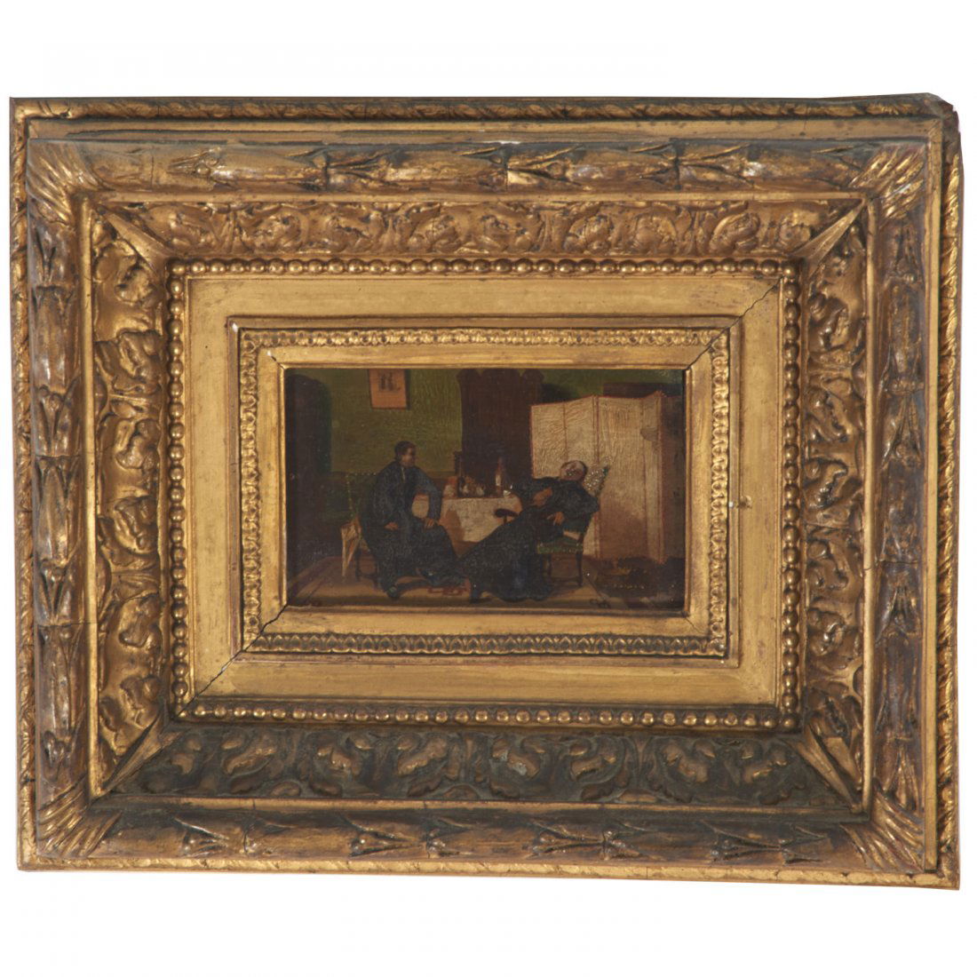 Continental School, genre painting (1 of 4)