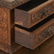 Victorian style carved oak desk - 6
