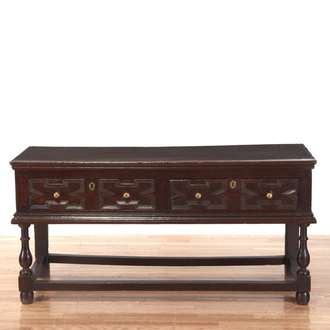 William and Mary oak sideboard (1 of 8)