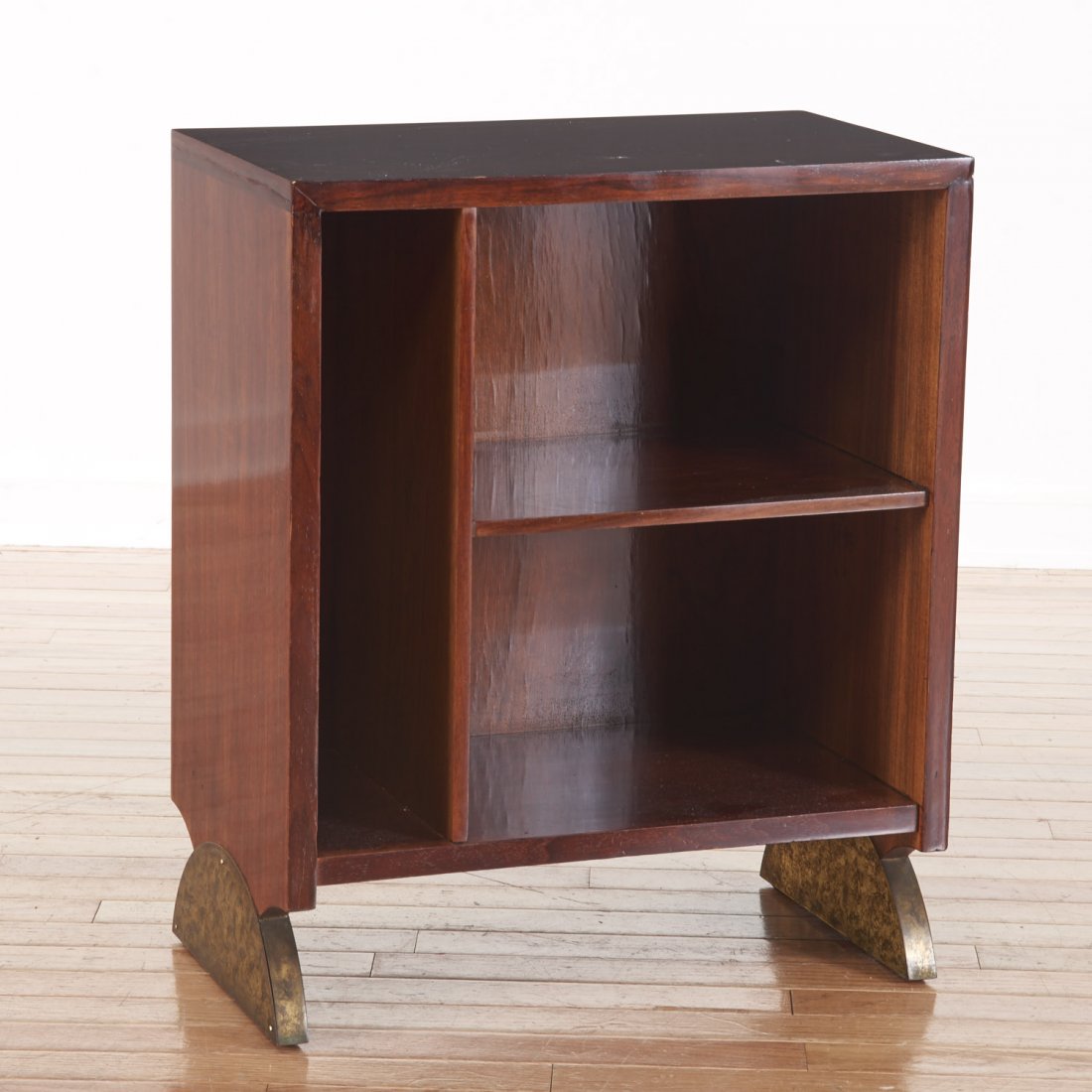 Attr. Eugene Printz brass mounted side table (1 of 7)