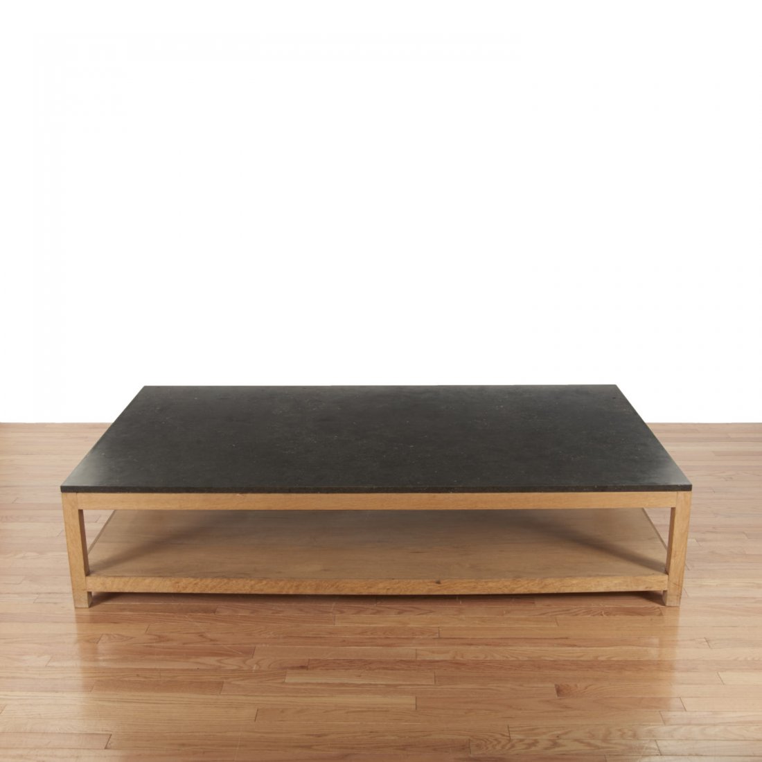 Holly Hunt style marble/slate top coffee table (1 of 10)