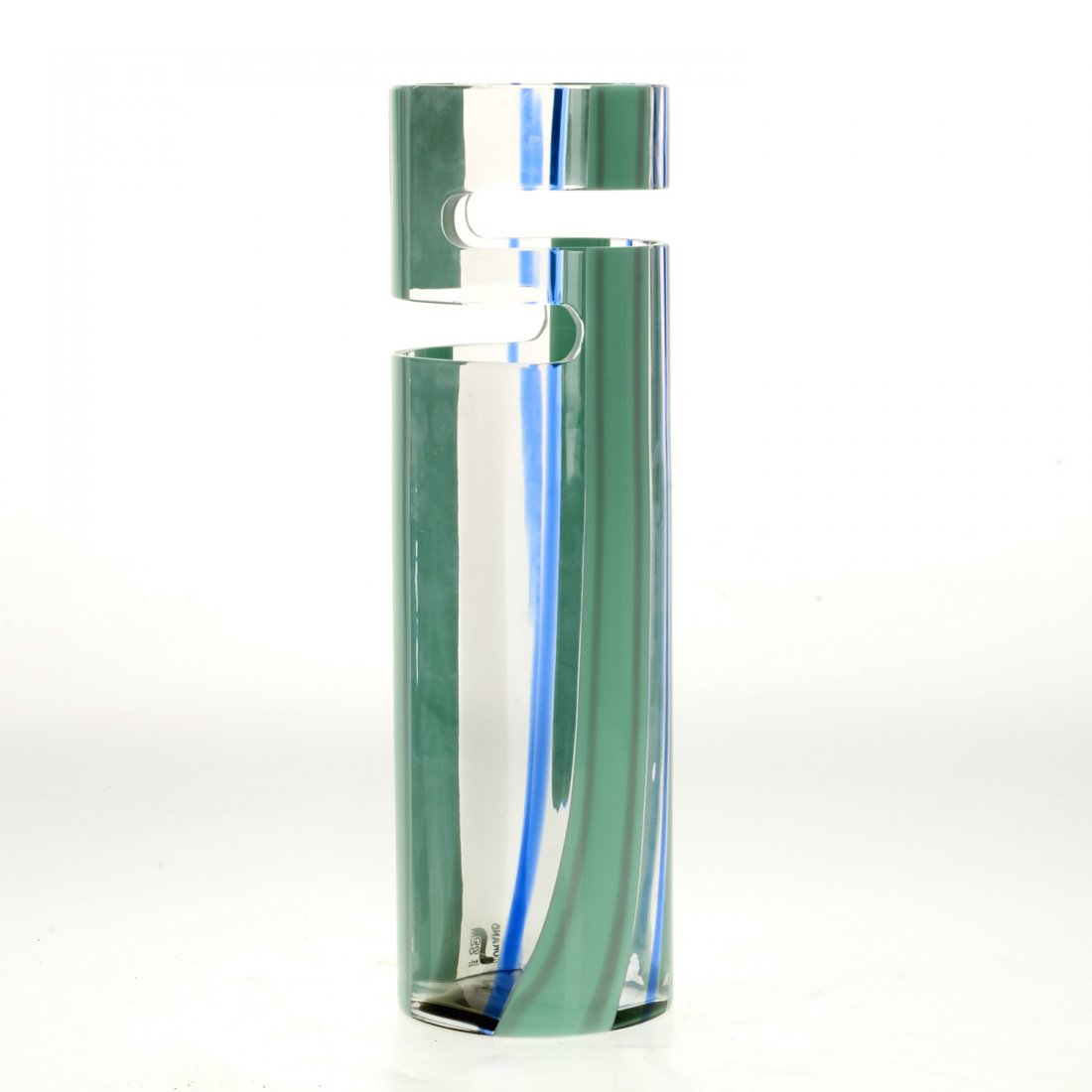 Livio Seguso Murano cut out glass vase (1 of 8)