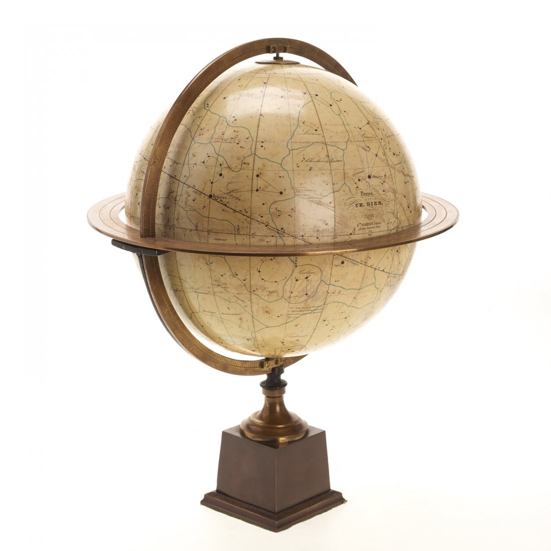 French celestial table globe by Charles Dien (1 of 7)