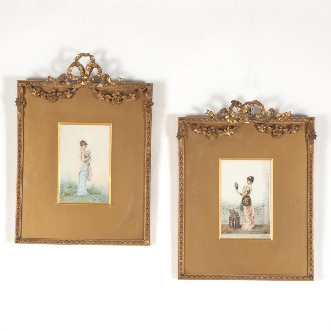 Louis Robert de Cuvillon, pair prints (1 of 9)