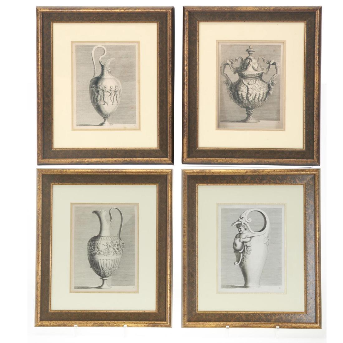 (4) Roman Antiquity engravings after Piranesi (1 of 6)