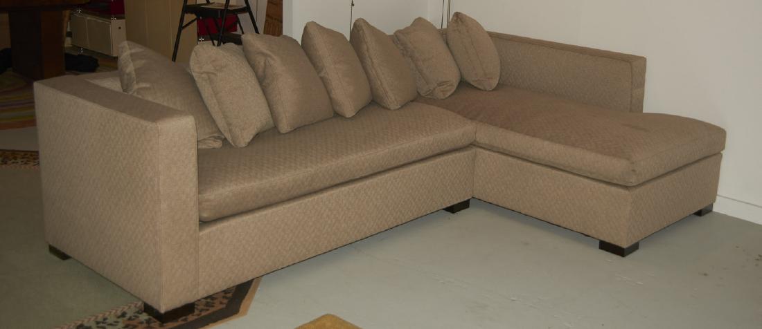 Hickory Chair Co. wool upholstered sectional sofa (1 of 6)