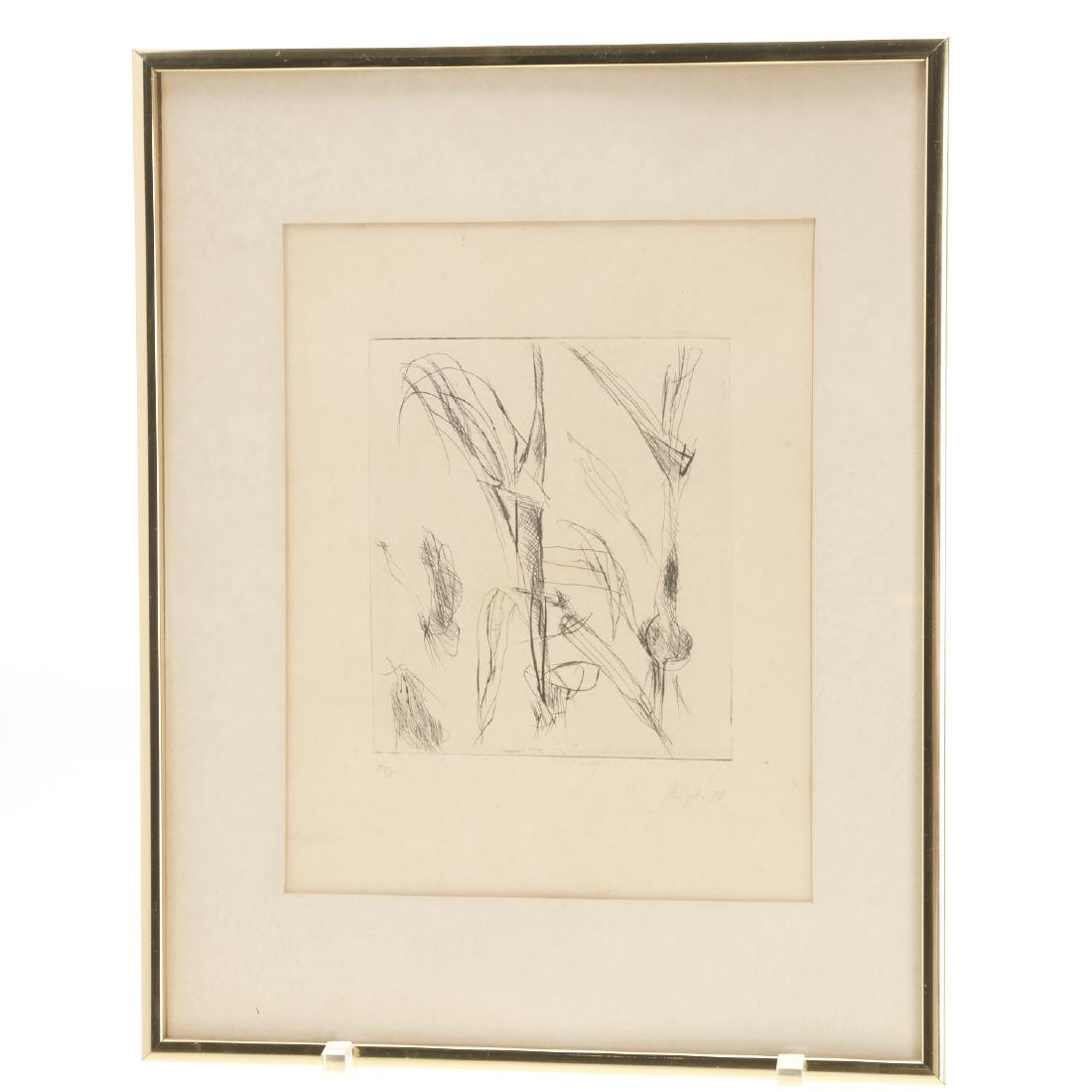 Wolfgang Hollegha, etching (1 of 5)