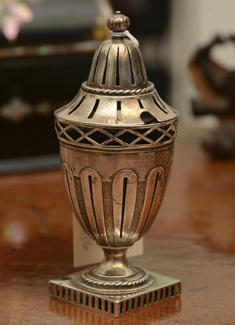 Continental silver pierced condiment jar (1 of 3)