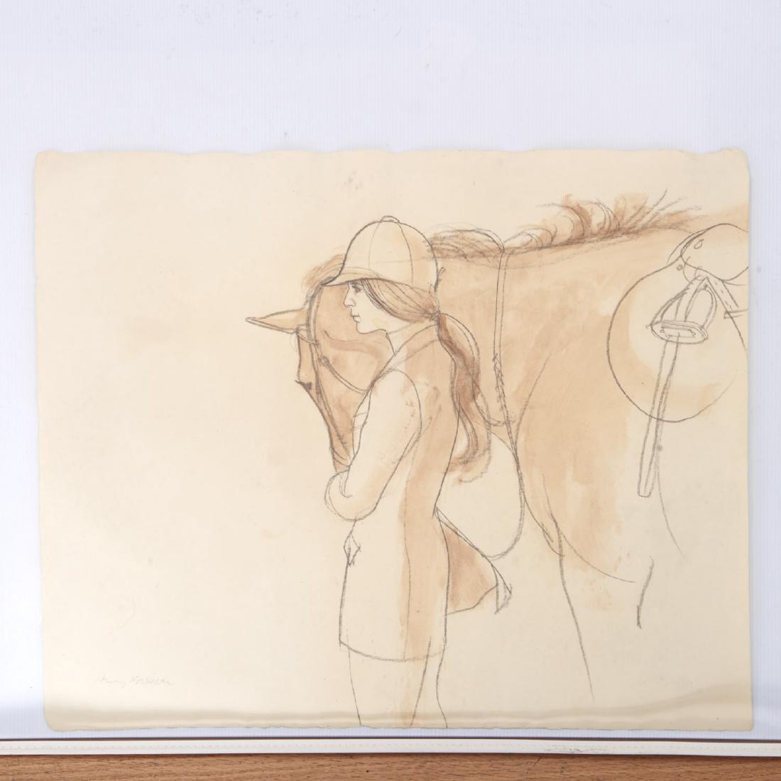 Henry Koehler, (2) watercolor paintings (1 of 4)