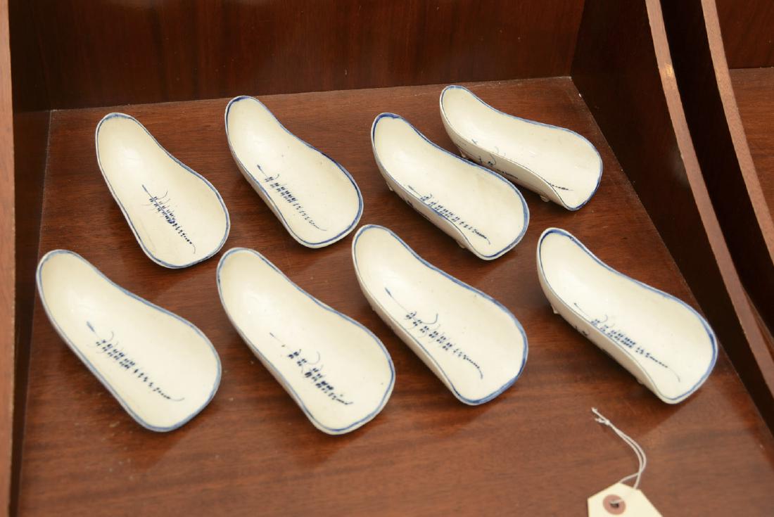 (8) creamware shell-form dishes/spoon rests (1 of 3)