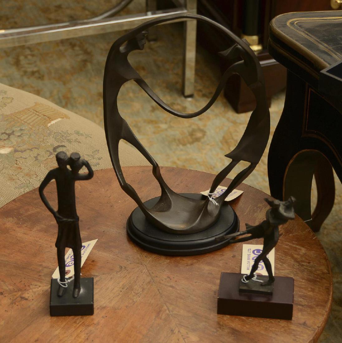 (3) Modernist and Etruscan style bronzes (1 of 8)