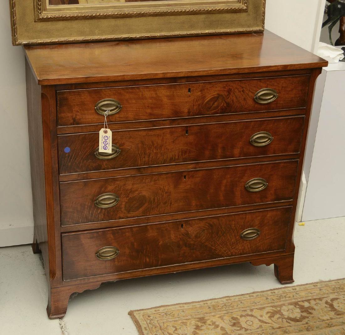 American Federal mahogany chest of drawers (1 of 5)