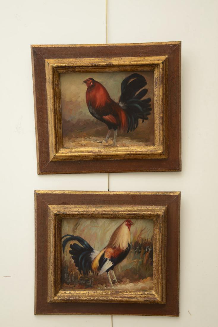 French School, pair paintings (1 of 2)