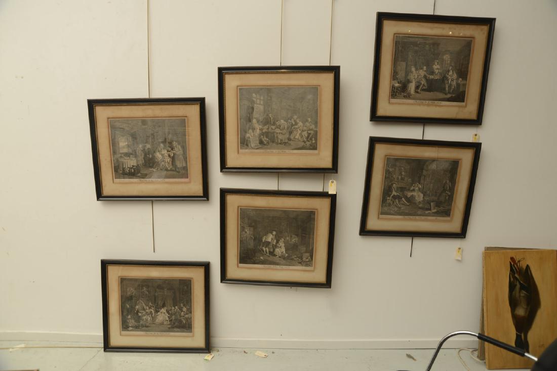 After William Hogarth, (6) engravings (1 of 5)
