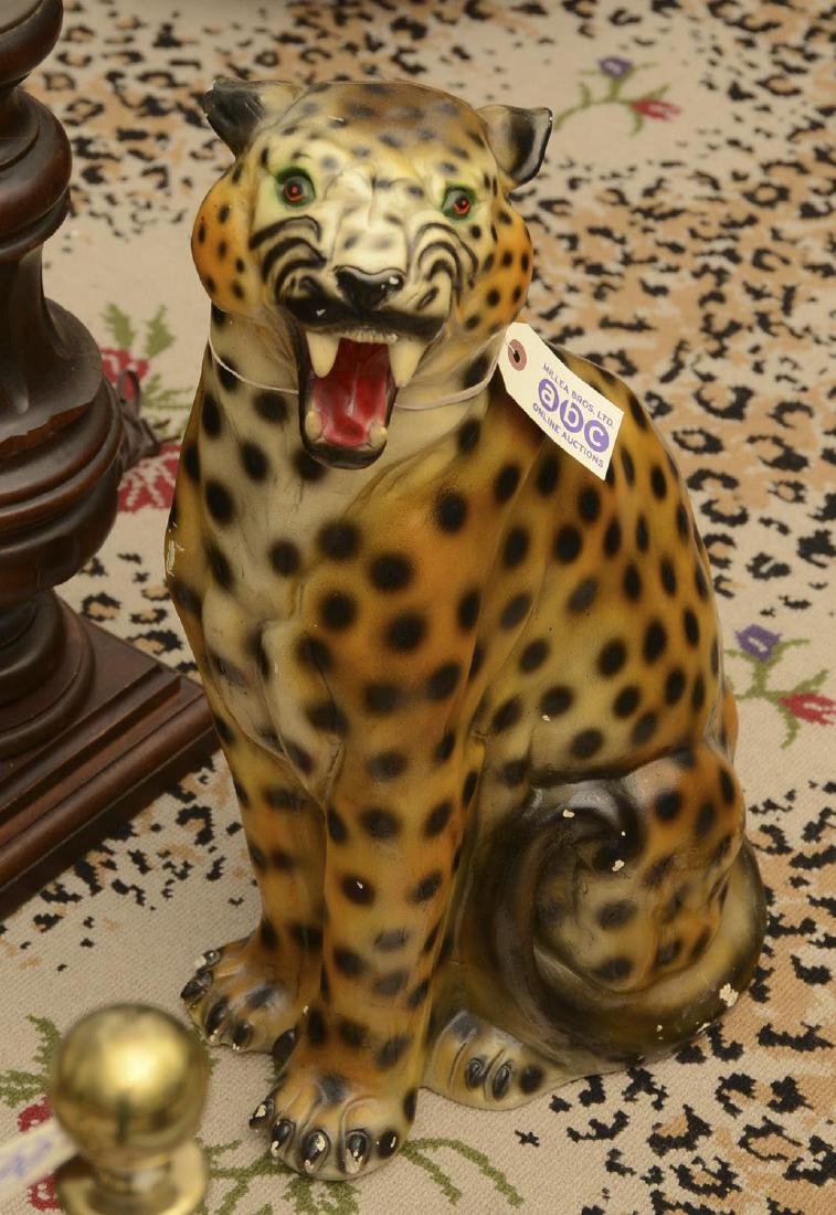 Large vintage ceramic leopard (1 of 6)