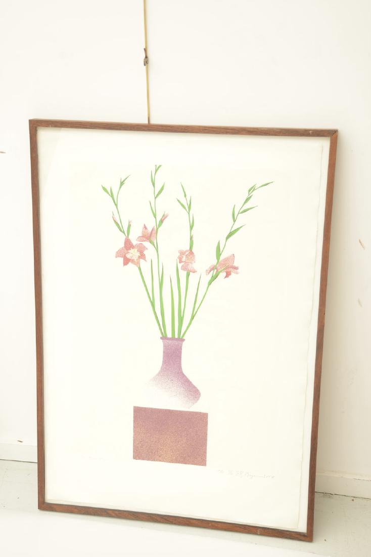 Ed Baynard, woodcut in colors (1 of 4)