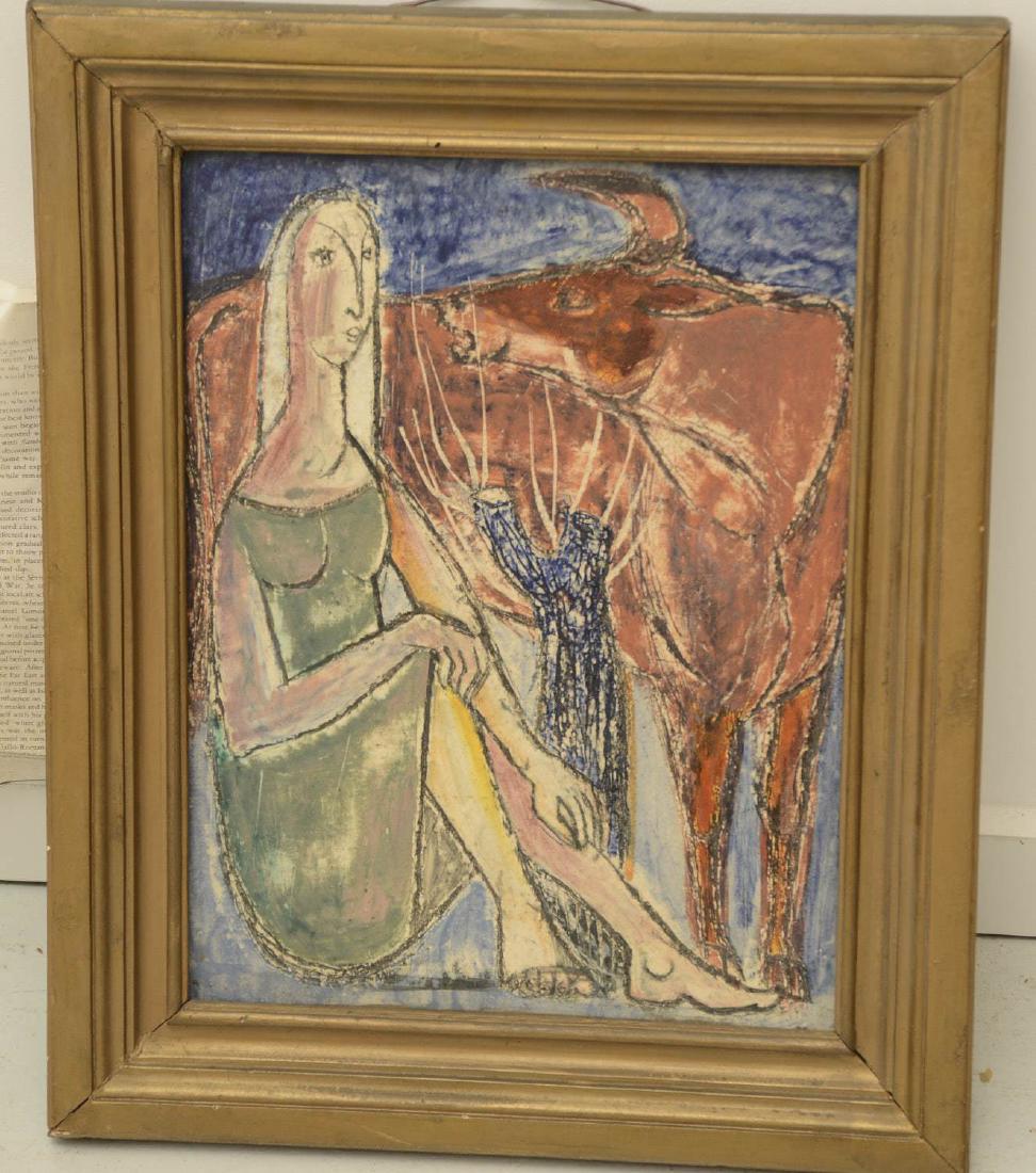 Philippe Lambercy, ceramic plaque (1 of 3)