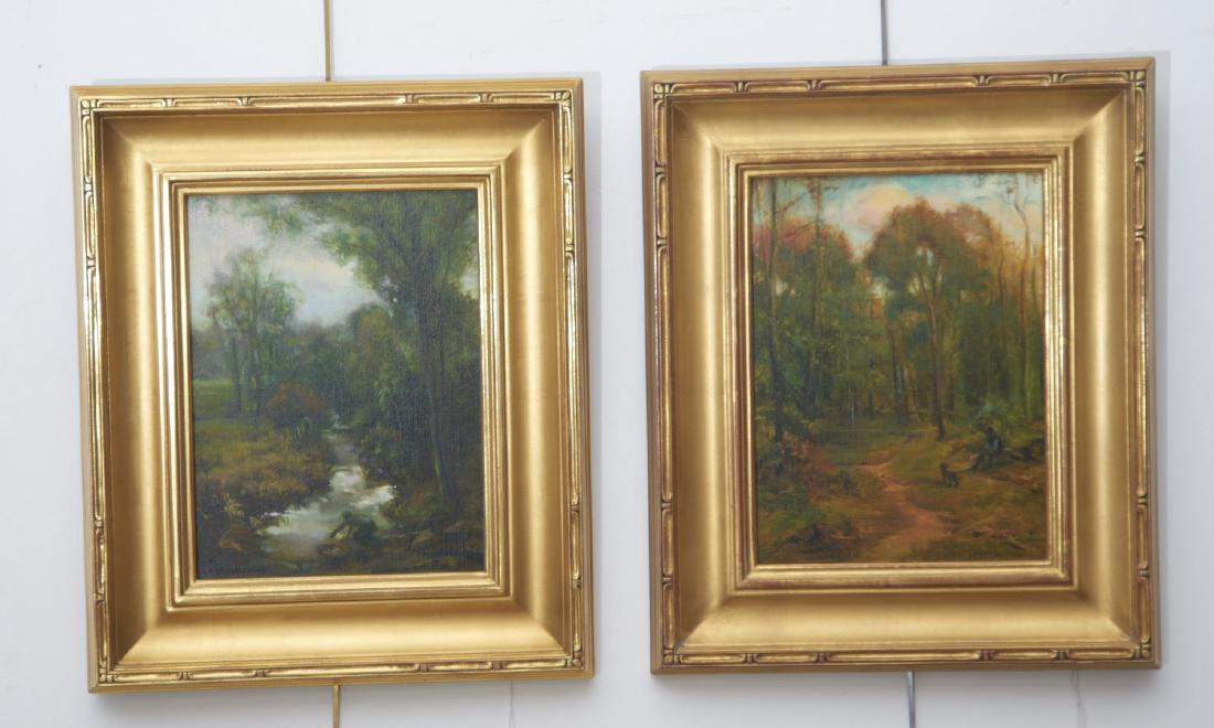 Lynn Sanguedolce, pair paintings (1 of 6)