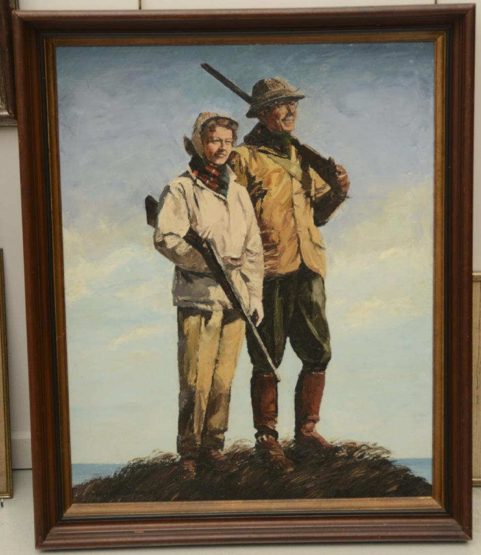 American School, hunting portrait (1 of 3)